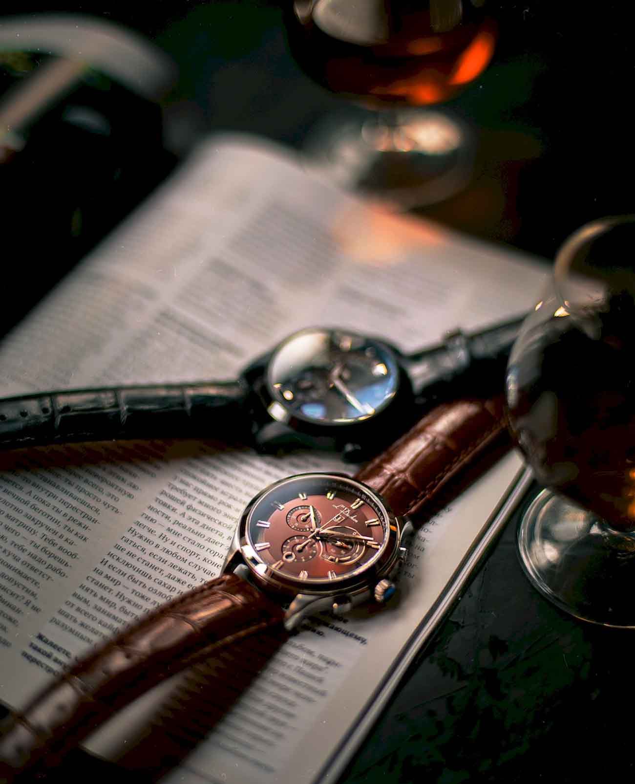 Оригинальные часы L'Duchen L'Duchen Pilotage D 742.12.38 кварцевые калибр механизма  общий вид